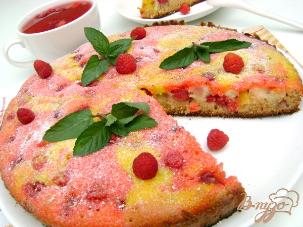 Рецепт Летний медовый пирог с ягодами