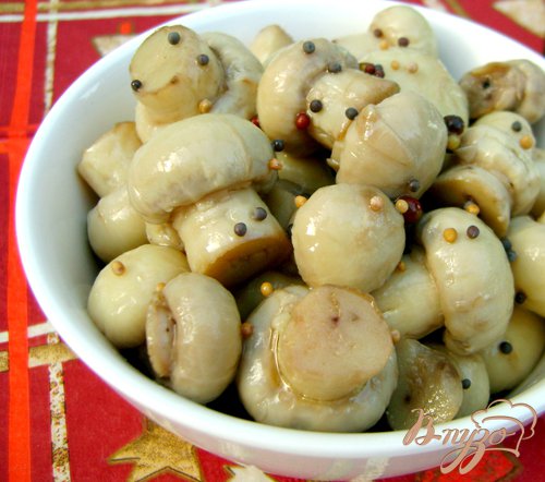 Маринованные шампиньоны на закуску! Маринованные шампиньоны на закуску!
