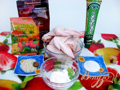 Шашлык из куриных крыльев в горчичном маринаде с кунжутом Шашлык из куриных крыльев в горчичном маринаде с кунжутом