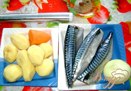 Скумбрия с овощами, запечённая в фольге Скумбрия с овощами, запечённая в фольге