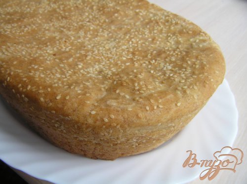 Кукурузный хлеб с кунжутом Кукурузный хлеб с кунжутом