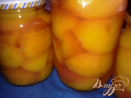 Рецепт Компот из персиков
