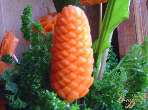 Рецепт Шишка из моркови