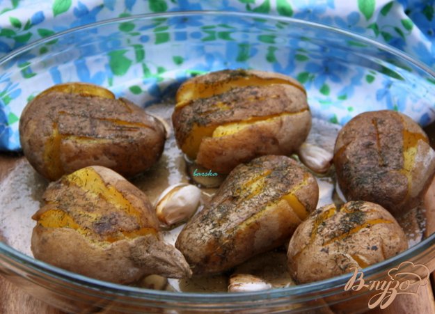 Рецепт Запечёный вареный картофель