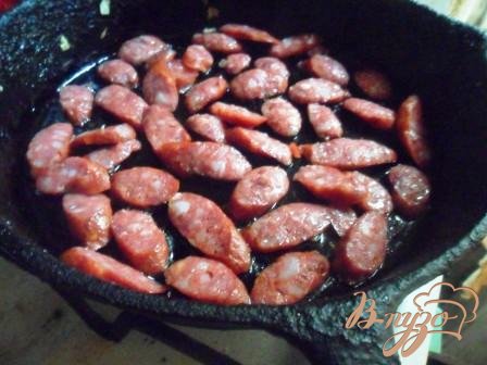 Картофельный суп с колбасками Картофельный суп с колбасками