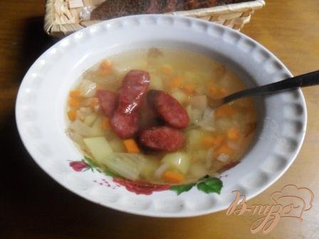 Картофельный суп с колбасками Картофельный суп с колбасками