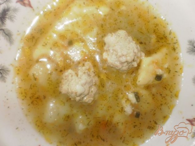 Рецепт Сырный суп с клецками