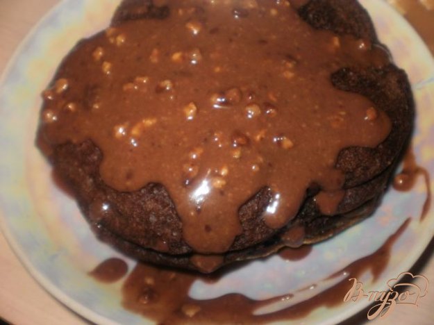 Рецепт Шоколадные блинчики с шоколадным соусом