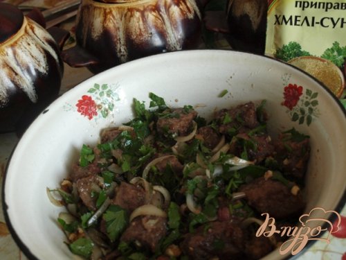 Мясо по-грузински с овощами Мясо по-грузински с овощами
