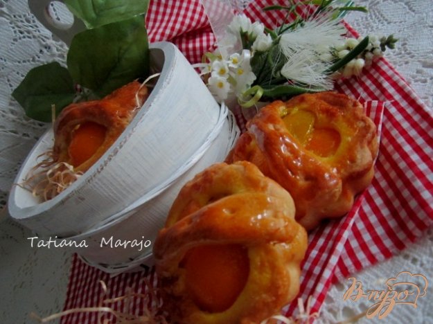 Рецепт Корзиночки с абрикосами
