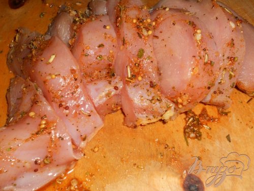Куриная грудка с оливками Куриная грудка с оливками