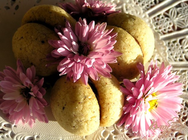Рецепт Миндальное печенье "Поцелуи дамы"
