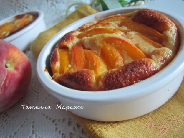 Рецепт Десертные запеканки с персиками