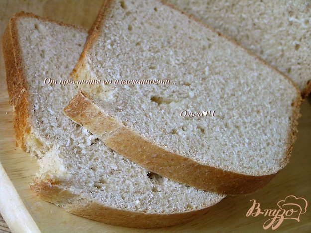 Рецепт Молочный хлеб с отрубями