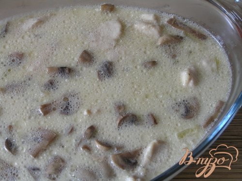 Кассероль с курицей, грибами и булгуром Кассероль с курицей, грибами и булгуром