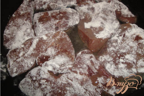 Печень с луком Печень с луком