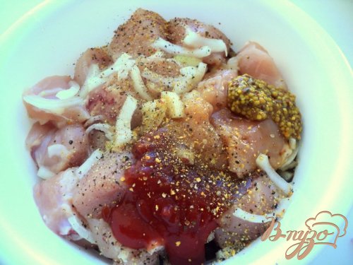Шашлык из куриного филе Шашлык из куриного филе