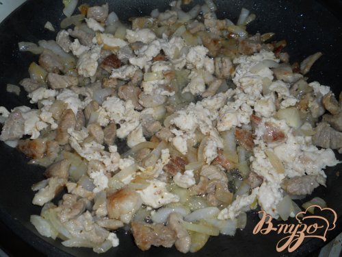 Макароны со смешанным фаршем Макароны со смешанным фаршем