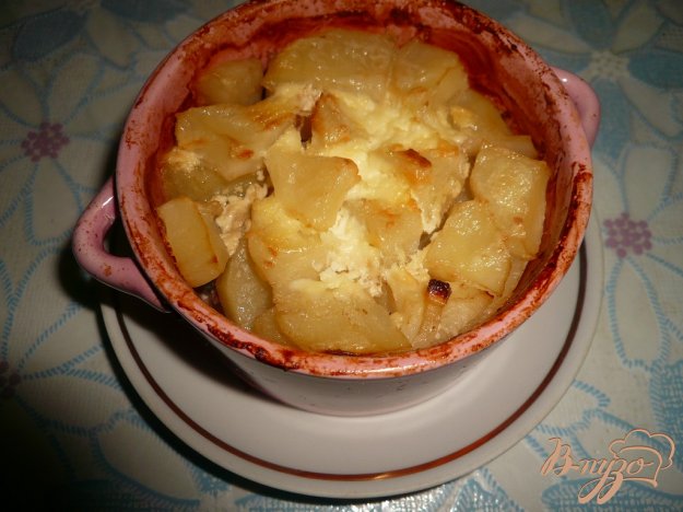 Рецепт Ленивый горшочек с картофелем и мясом