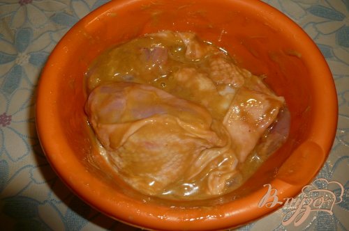 Куриные бедрышки в горчично-медовом соусе Куриные бедрышки в горчично-медовом соусе