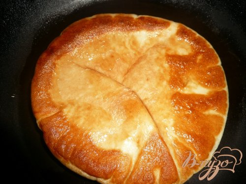 Хрустящая пита с морковью-по корейски и сыром Хрустящая пита с морковью-по корейски и сыром