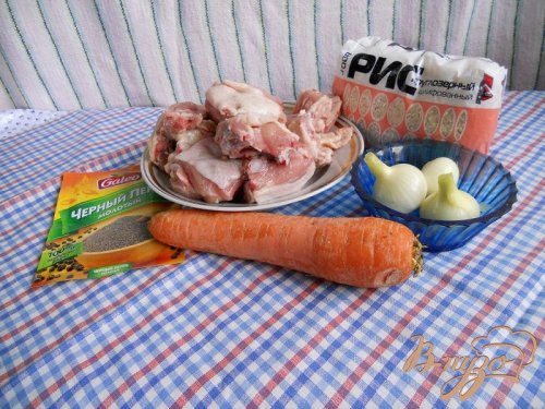 Каша рисовая с курицей Каша рисовая с курицей