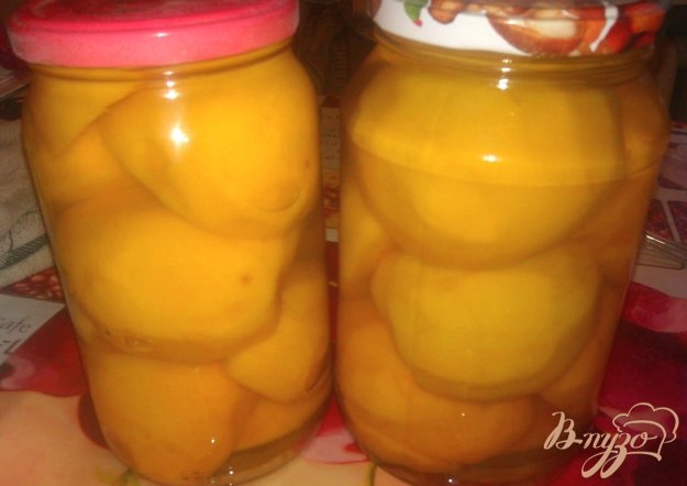Рецепт Конвервированные персики в легком сиропе