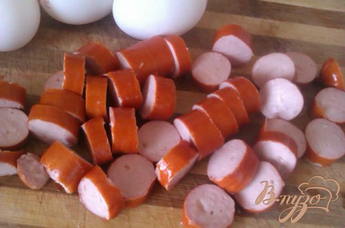 Омлет с сосисками Омлет с сосисками