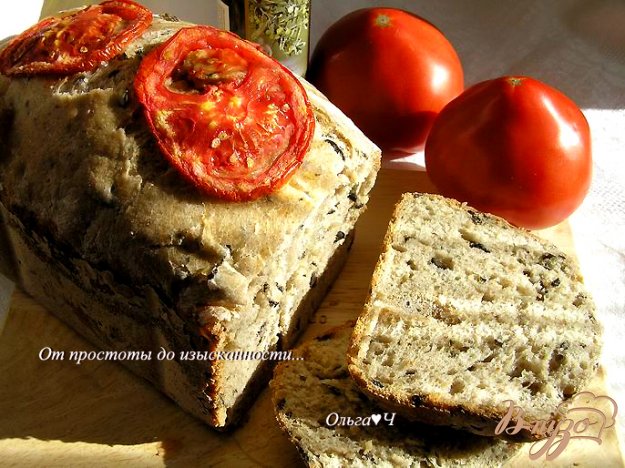 Рецепт Оливковый хлеб с маслинами и каперсами
