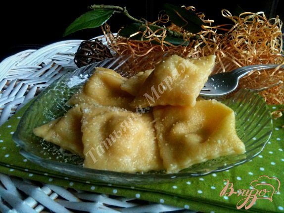 Рецепт Равиоли с копченой рыбой и сыром