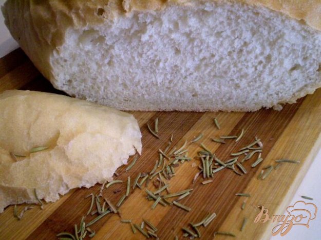 Рецепт Хлеб с розмарином и оливковым маслом