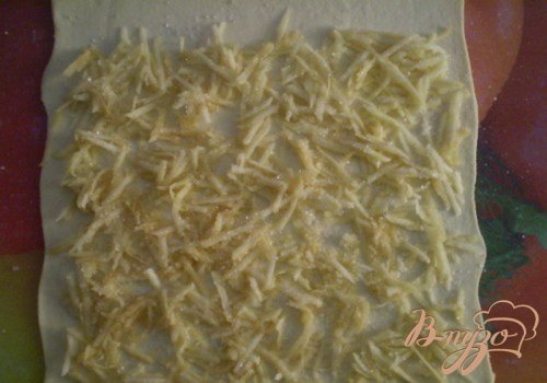 Большая слойка с яблоками Большая слойка с яблоками