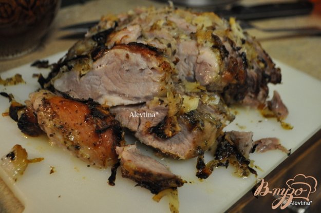 Рецепт Жаркое из свинины с луком и цитрусом