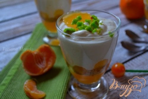 Творожно-цитрусовый десерт