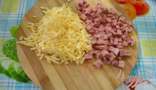 Пирог с ветчиной и сыром Пирог с ветчиной и сыром