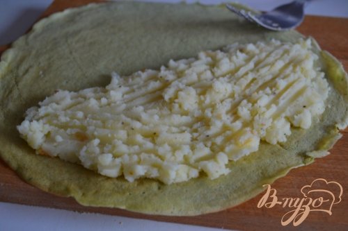 Блины с картофелем и соусом из тыквы Блины с картофелем и соусом из тыквы