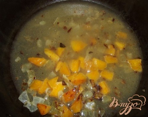 Куриные мешочки с тыквой Куриные мешочки с тыквой