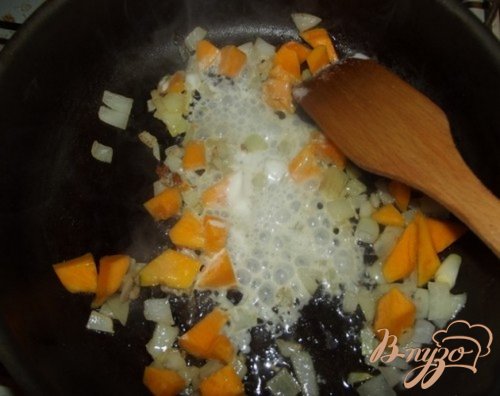 Куриные мешочки с тыквой Куриные мешочки с тыквой