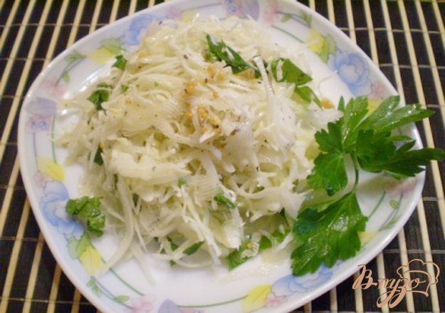 Рецепт Салат из капусты и имбиря