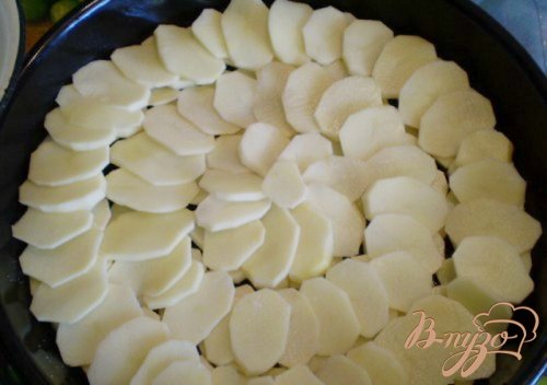 Картофель в сливках с грибами и чесноком Картофель в сливках с грибами и чесноком
