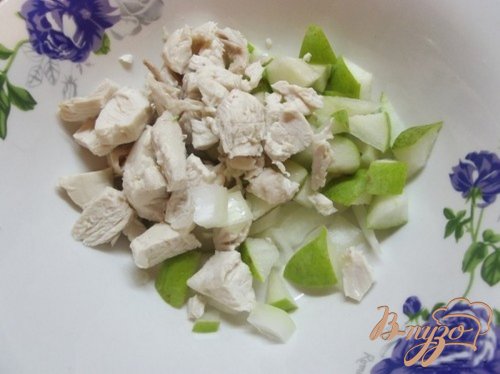 Салат с грушей мясной Салат с грушей мясной