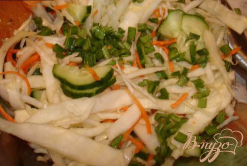 Салат капустный с кунжутом Салат капустный с кунжутом
