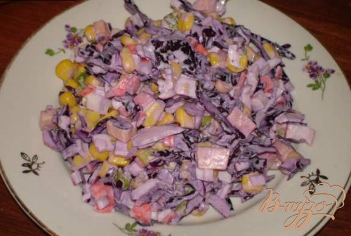 Салат из красной капусты Салат из красной капусты