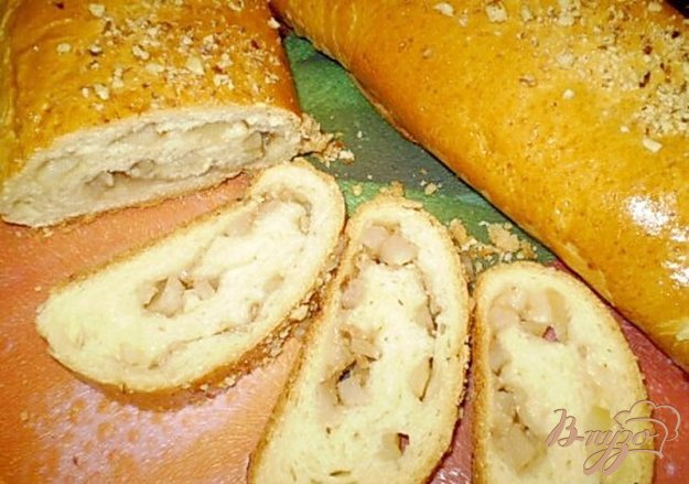 Рецепт Рулет с яблоками и грецкими орехами