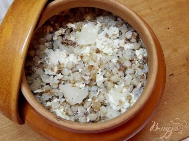 Рецепт Гречка по-украински в горшочке