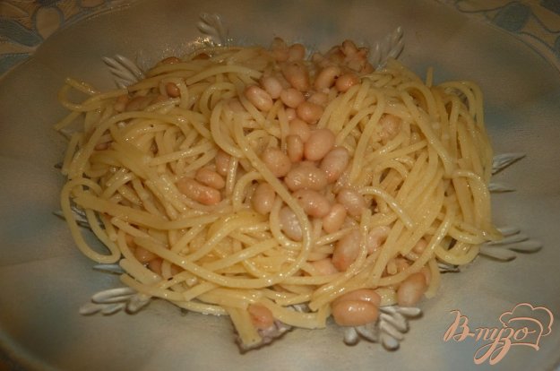 Рецепт Спагетти с белой фасолью