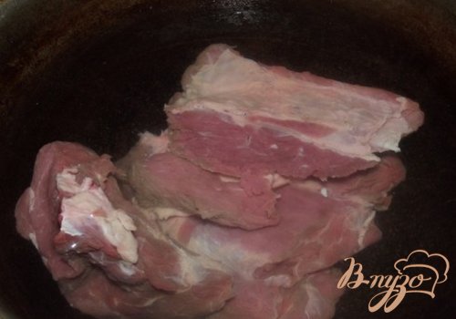 Мясо с горячим овощным бульоном Мясо с горячим овощным бульоном