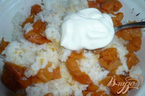 Рисовая запеканка с курагой Рисовая запеканка с курагой