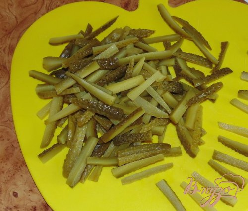 Салат с куриной печенью Салат с куриной печенью