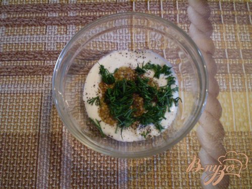 Картофель запеченный со сметаной, горчицей и укропом Картофель запеченный со сметаной, горчицей и укропом